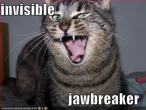 invisible jawbreaker
